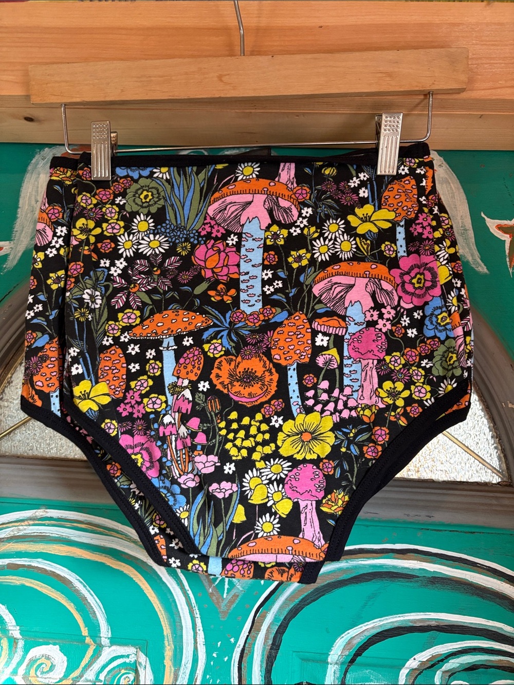 High-Waisted Floral & Mushroom Undies - Picture 3 of 3
